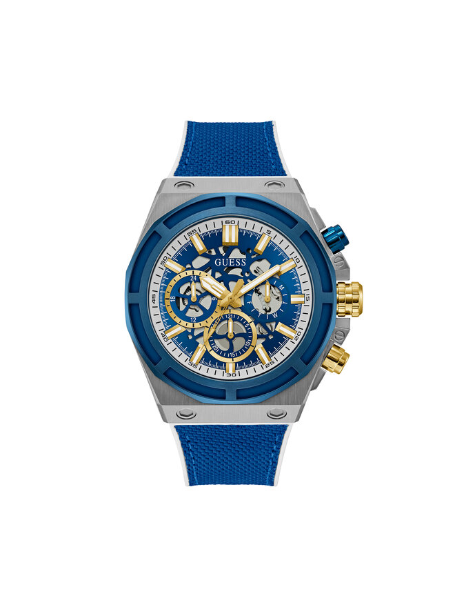Guess Zegarek Guess Masterpiece GW0713G1 Granatowy