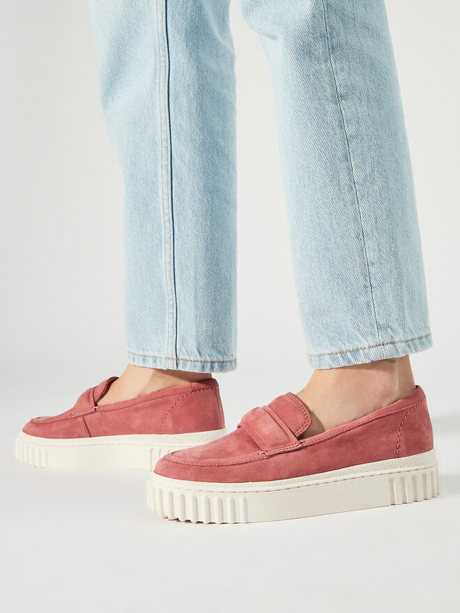 Clarks Félcipő Clarks Mayhill Cove 26176652 Rózsaszín
