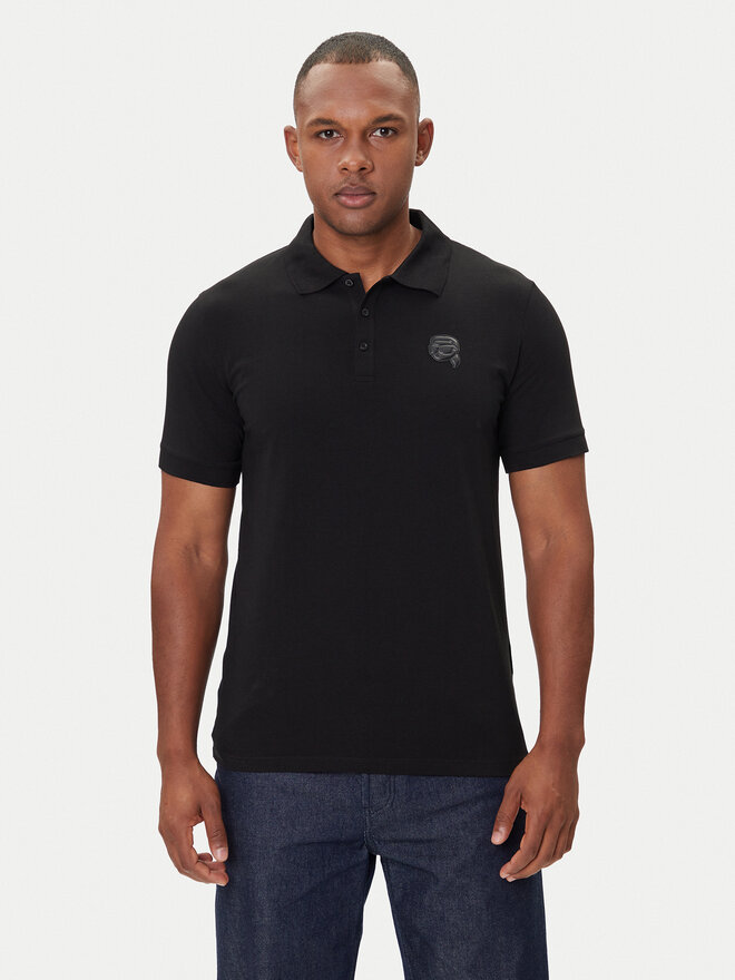 KARL LAGERFELD KARL LAGERFELD Polo 745020 554235 Negro Regular Fit