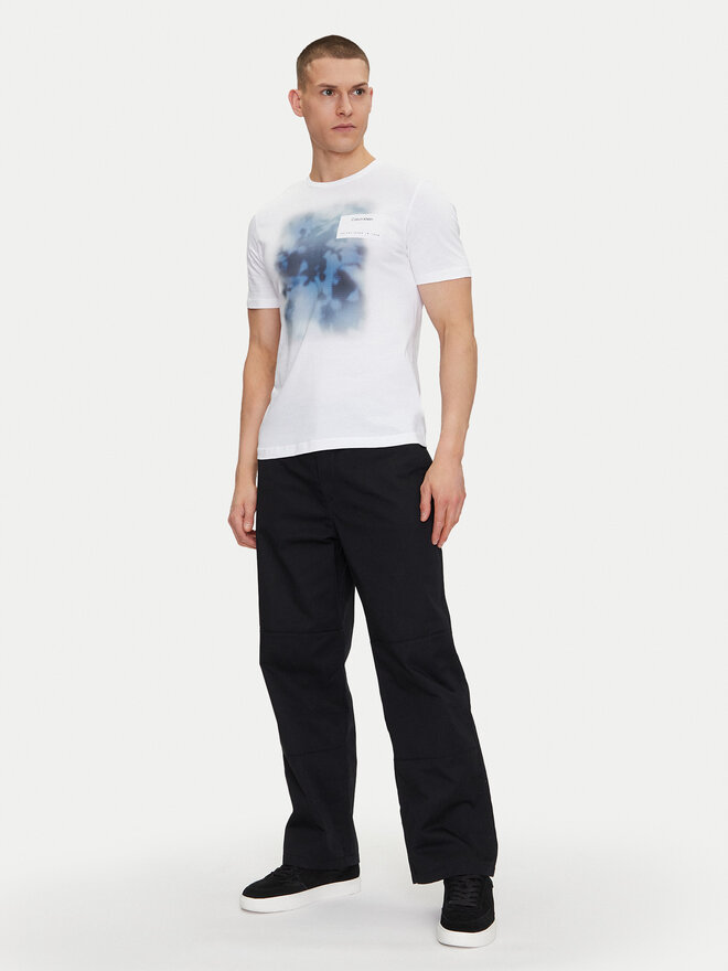 Calvin Klein Calvin Klein Camiseta Photo Print K10K114157 Blanco Regular Fit