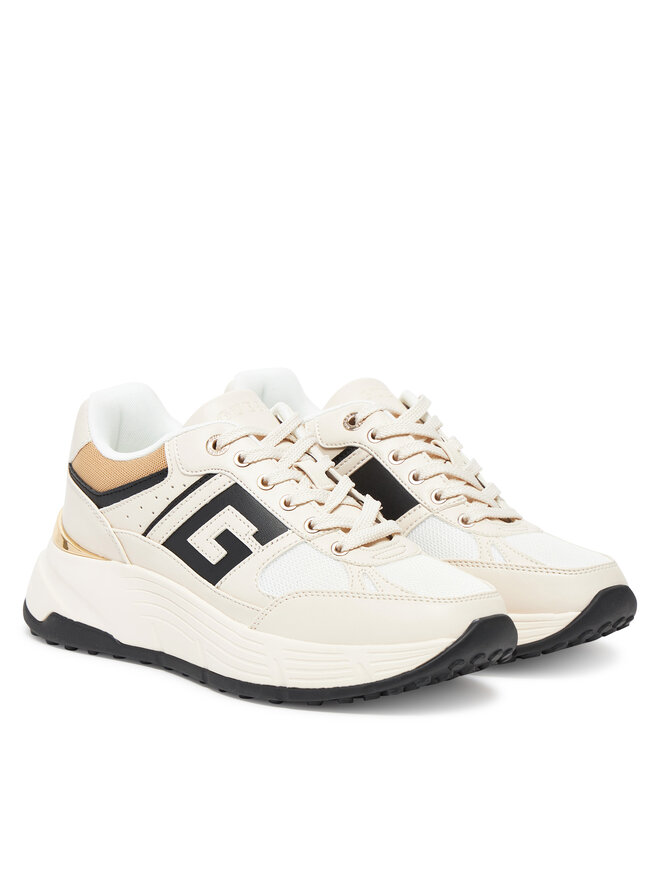 Guess Sneakersy Guess FLTFON FAB12 Écru