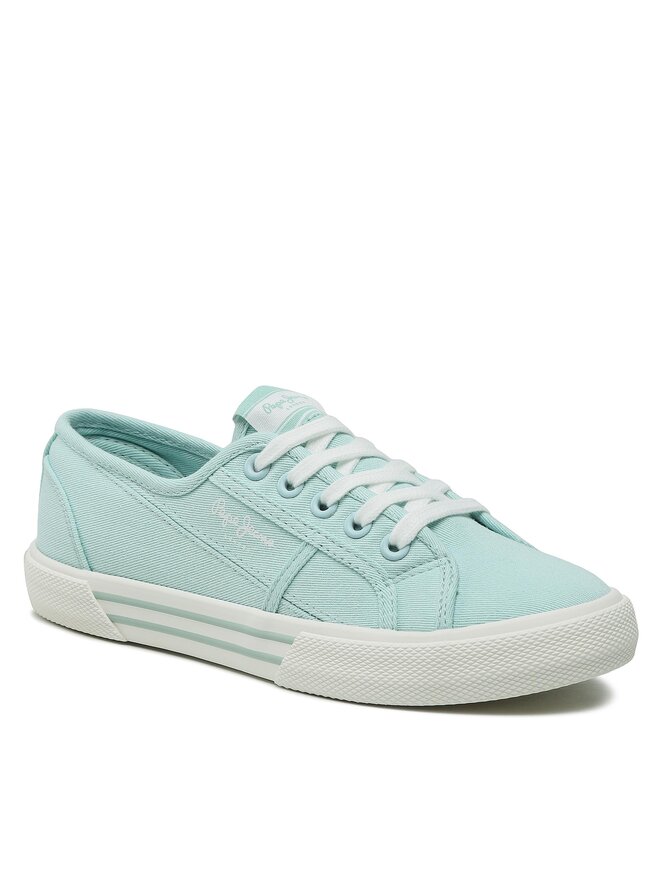 Pepe Jeans Teniszcipő Pepe Jeans Brady Basic W PLS31287 Türkizkék