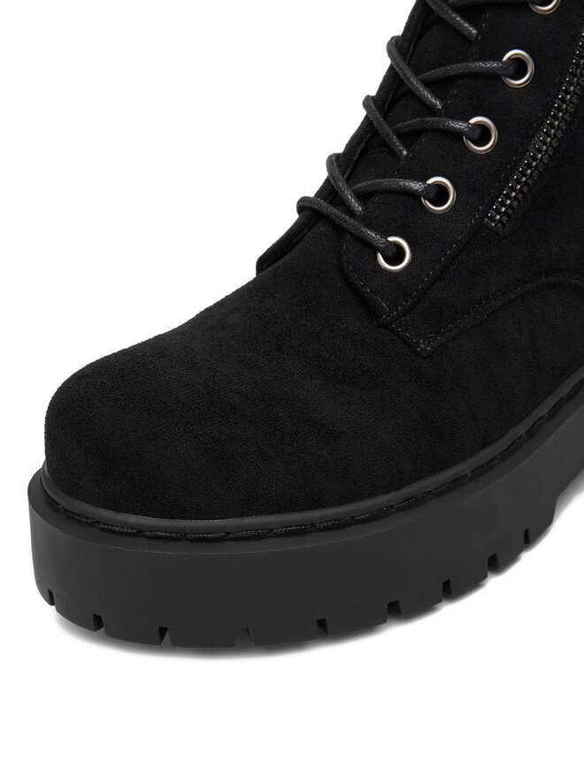 DeeZee Botines planos DeeZee HX21001-70D Negro
