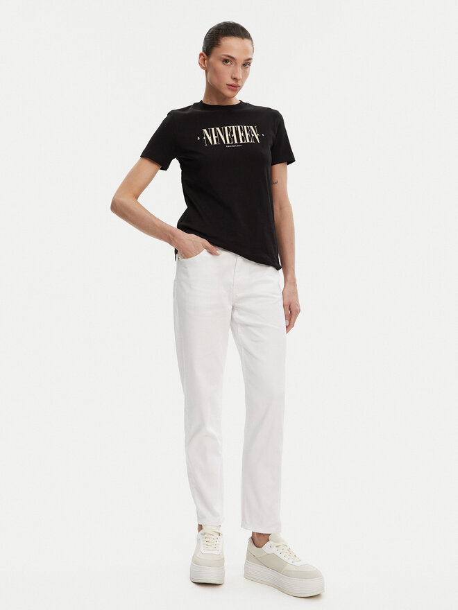 Calvin Klein Jeans Calvin Klein Jeans Футболка 19 Graphic J20J225259 Чорний Regular Fit