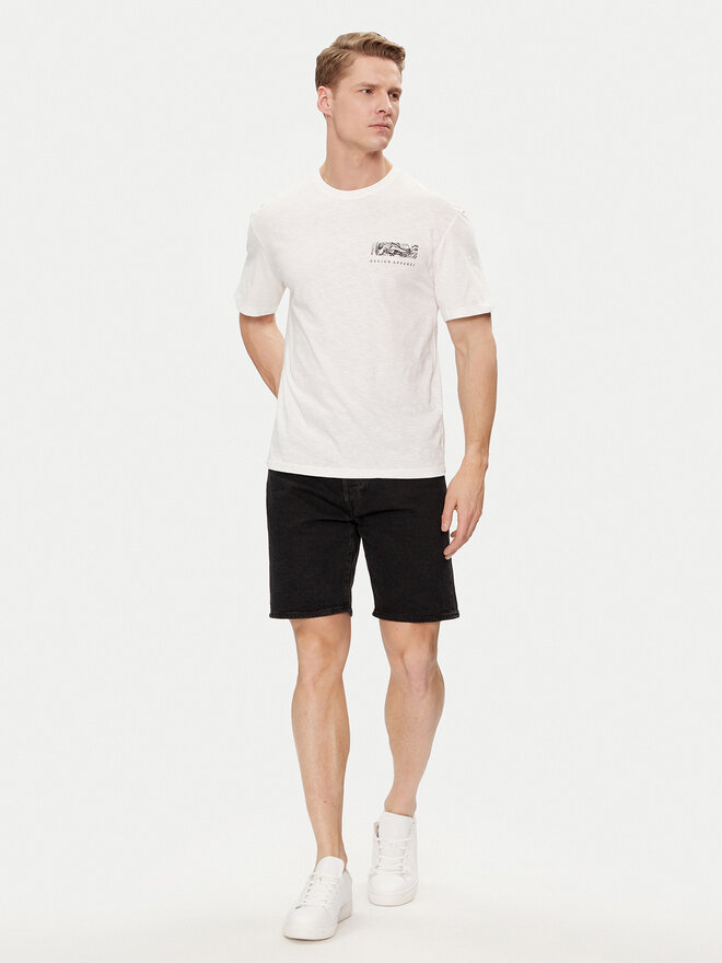 Jack&Jones Jack&Jones Marškinėliai Guru 12249187 Balta Relaxed Fit