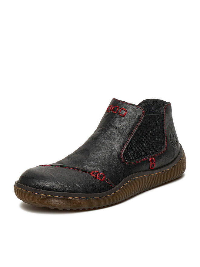 Rieker Μποτάκια με λάστιχο Rieker CEO-L8491-00 Μαύρο