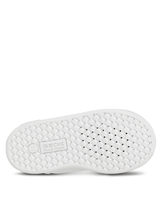 Geox Sneakersy Geox B Eclyper Boy B365LA 000BC C0899 Biela