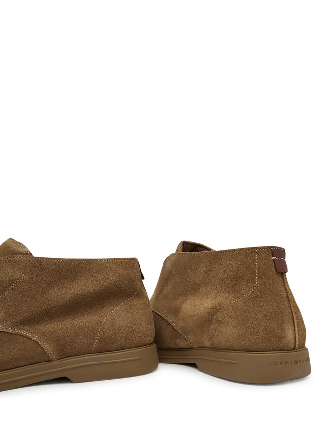 Tommy Hilfiger Gležnjarji Tommy Hilfiger Moc T FM0FM05492 Rjava