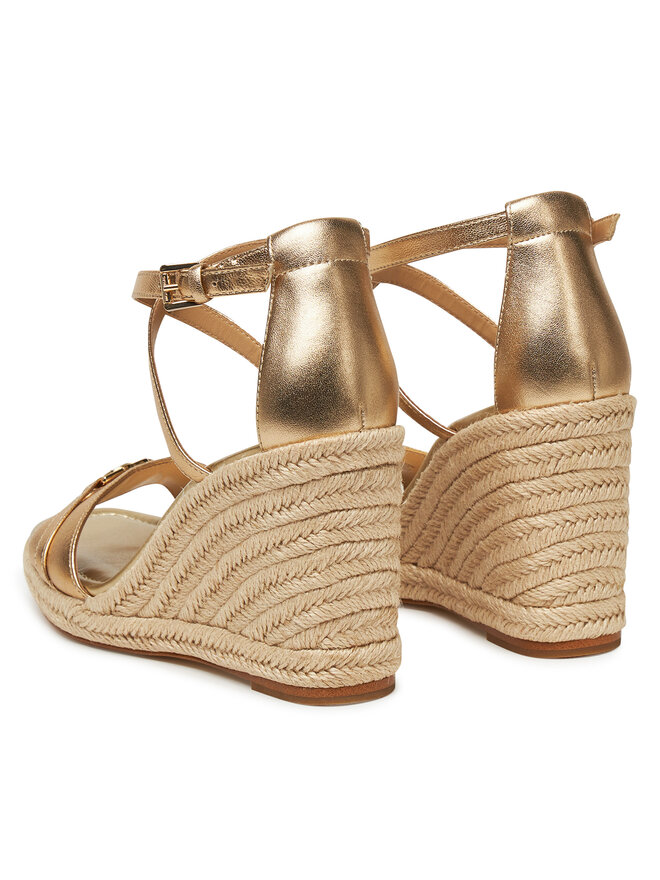MICHAEL Michael Kors Espadryle MICHAEL Michael Kors Mandy Wedge 40R5MAMS2M Złoty