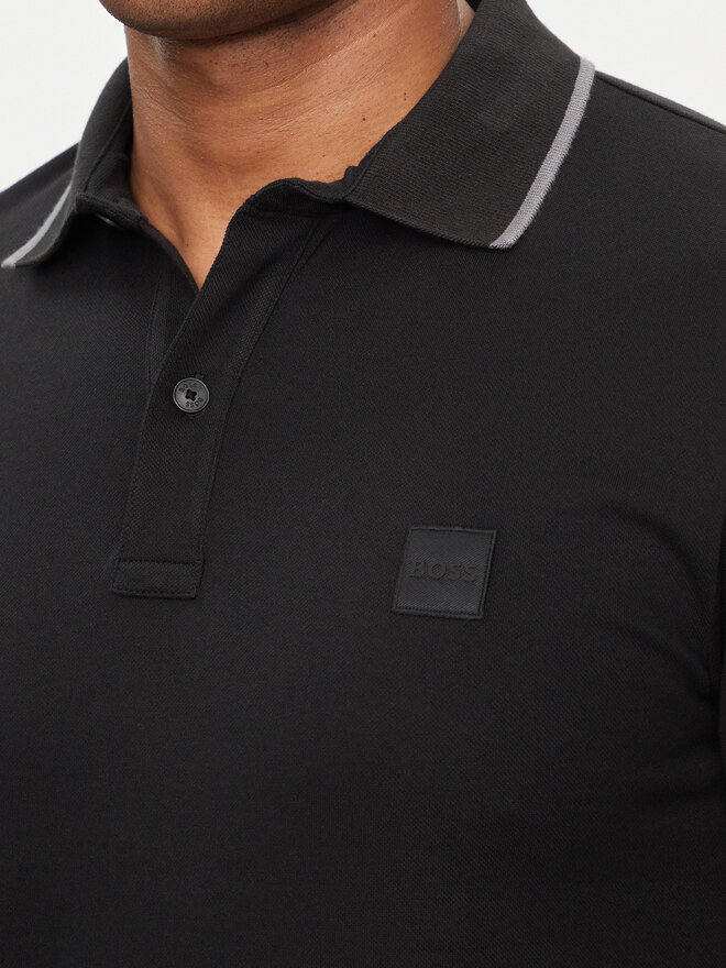 BOSS BOSS Polo Passertip 50507699 Negro Slim Fit
