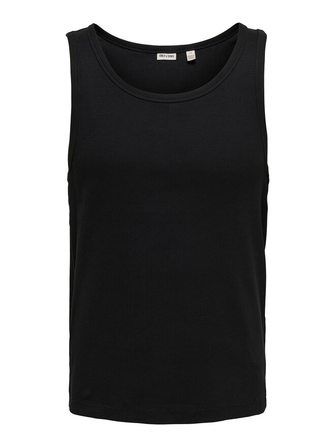Only & Sons Only & Sons Tank top Tanner 22030217 Μαύρο Regular Fit
