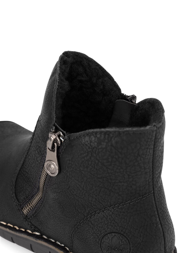 Rieker Μποτάκια Rieker 73357-00 Μαύρο
