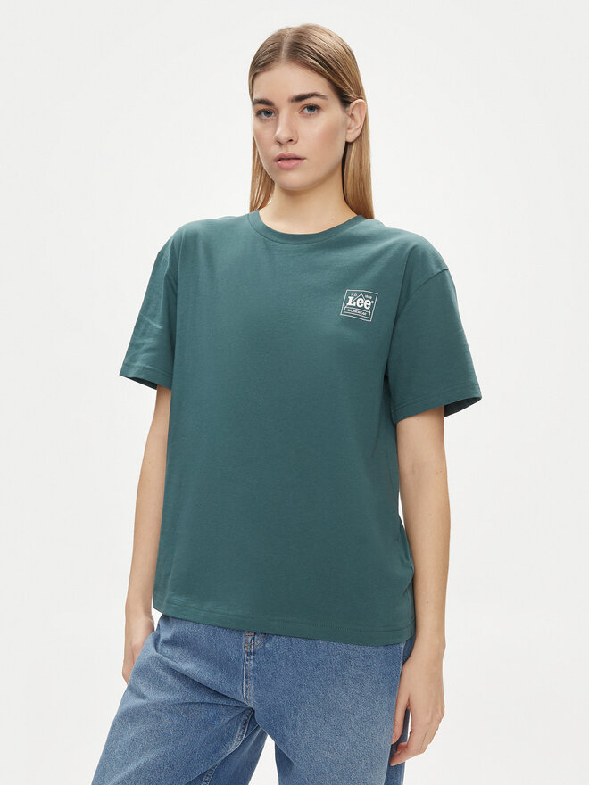 Lee Lee T-Shirt 112350208 Grün Relaxed Fit