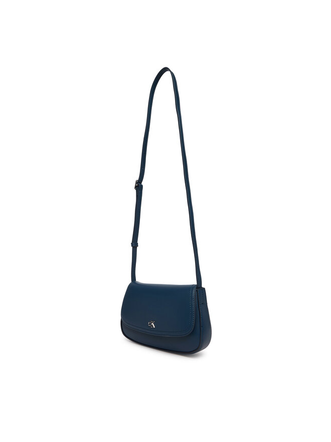 Calvin Klein Handtasche Calvin Klein Ck Flap Camera Bag LV04F3421G Dunkelblau