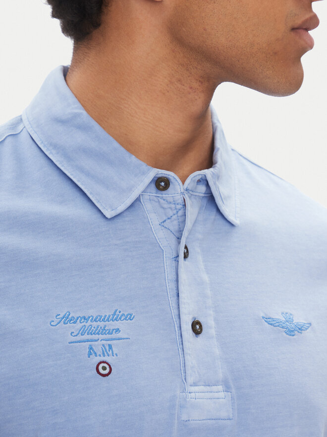 Aeronautica Militare Aeronautica Militare Pólóing 251PO1852J677 Kék Regular Fit