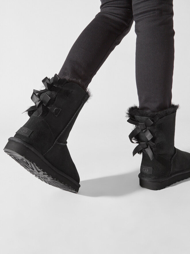 Bottes de neige Ugg W Bailey Bow II 1016225 Noir chaussures