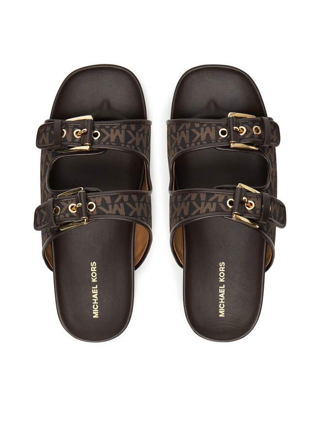 MICHAEL Michael Kors Чехли MICHAEL Michael Kors Byers  40T5BYFS1D Кафяв