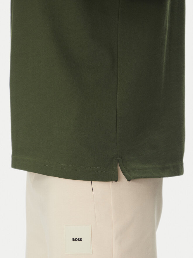 BOSS BOSS Camiseta 50538112 Verde Regular Fit