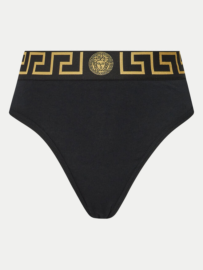 Versace Versace Klasszikus magas derekú alsó AUD01050 1A10011 Fekete