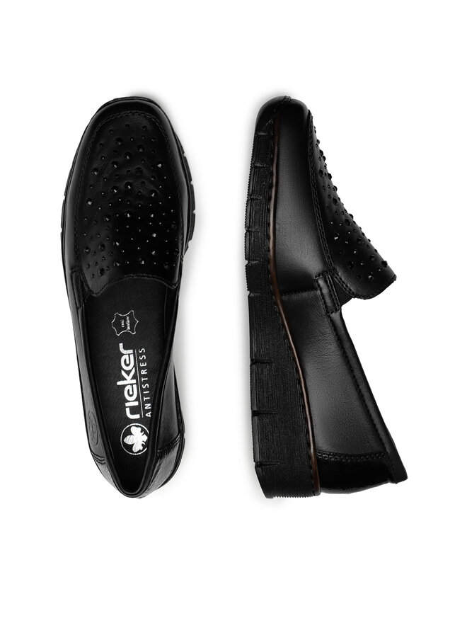 Rieker Halbschuhe Rieker 53752-00 Schwarz