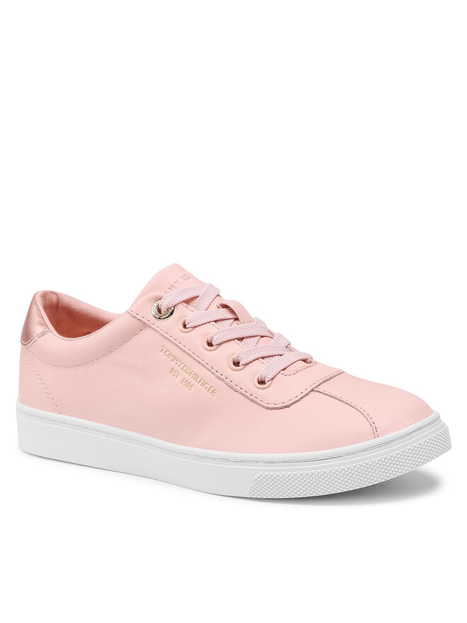 Sneakers Tommy Hilfiger Court Leather Sneaker FW0FW05795 Rose chaussures