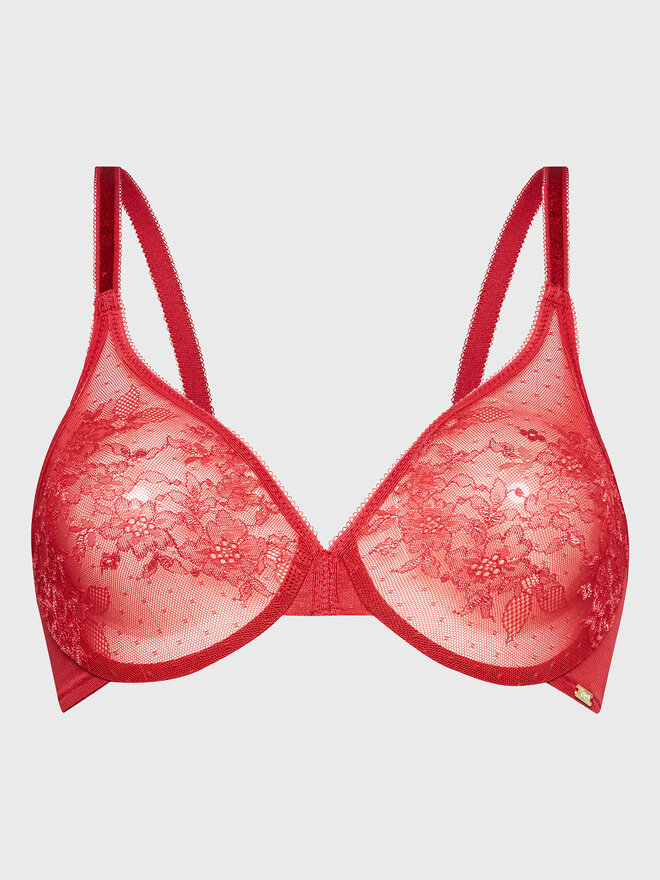 Gossard Gossard Melltartó alsó huzallal Lace Sheer 13001 Rózsaszín