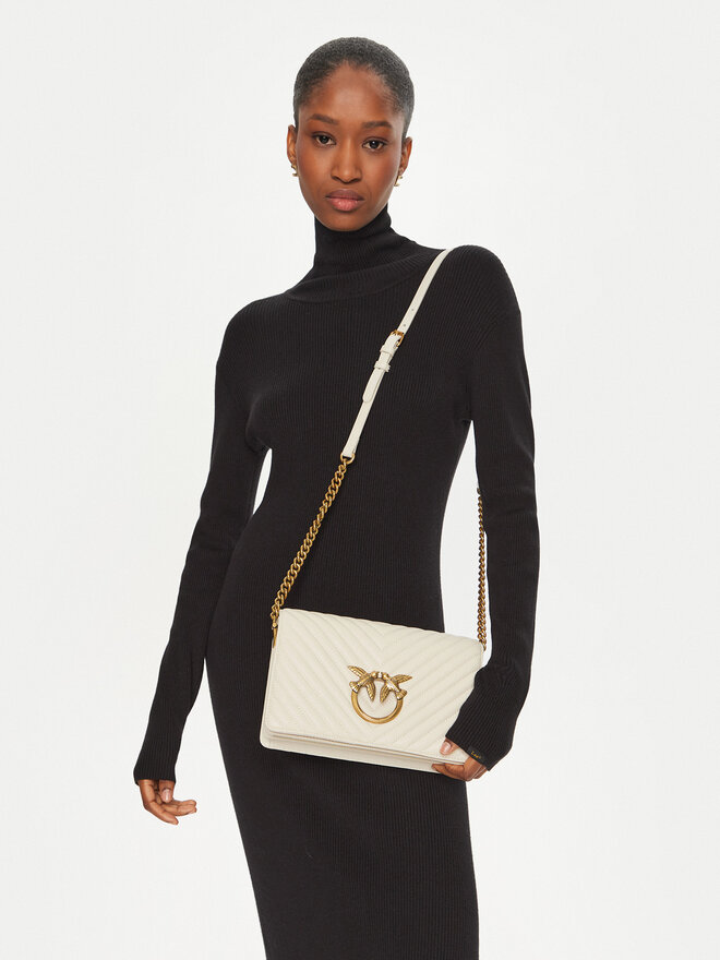 PINKO Torebka Pinko Love Click Classic PE 23 PLTT 100063 A0GK Écru