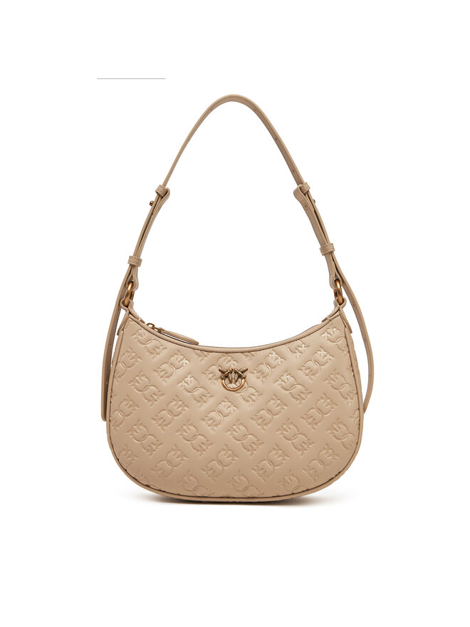 PINKO Ročna torba PINKO Half Moon Mini Fl PE 25 PLTT 102790 A1YB Bež
