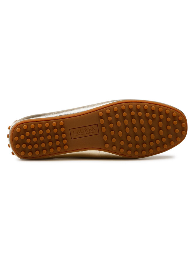 LAUREN RALPH LAUREN Mokasyny Lauren Ralph Lauren Barnsbury 802809341001 Złoty
