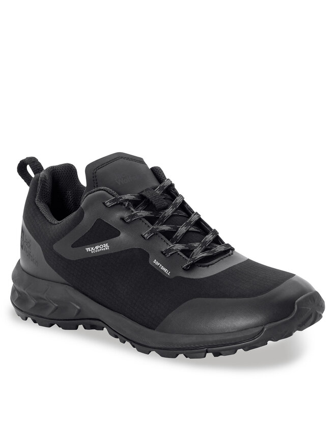 Jack Wolfskin Trekingová obuv Jack Wolfskin Woodland Shell Texapore Low 4053841 Čierna