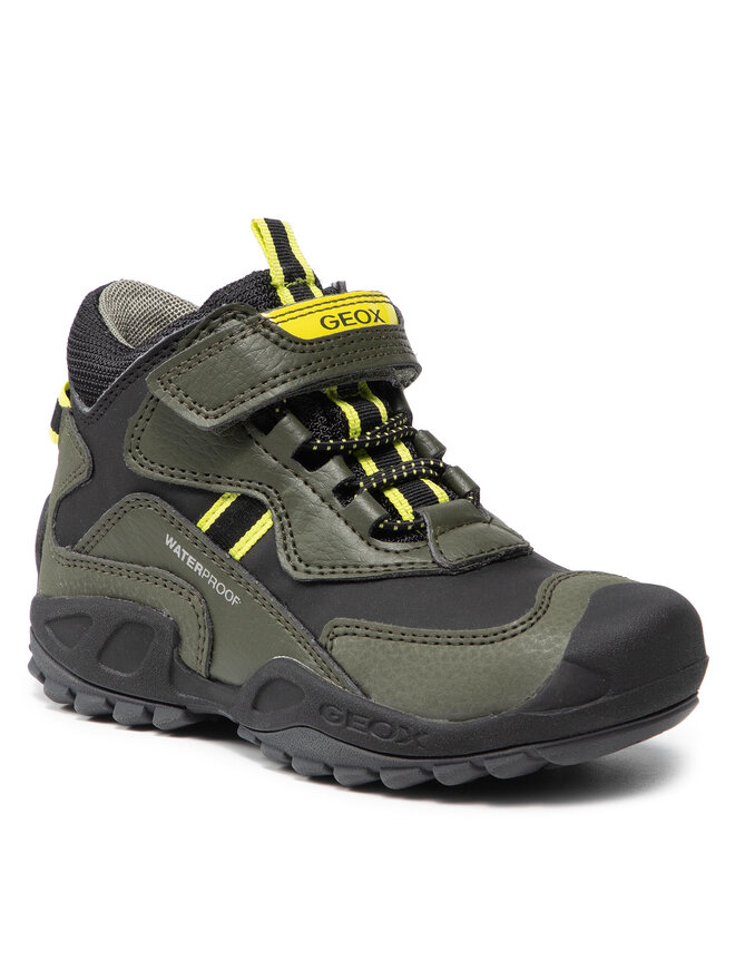 Boots Geox J N.Savage B.Wpf A J16CBA 0CEBU C0914 S Vert chaussures