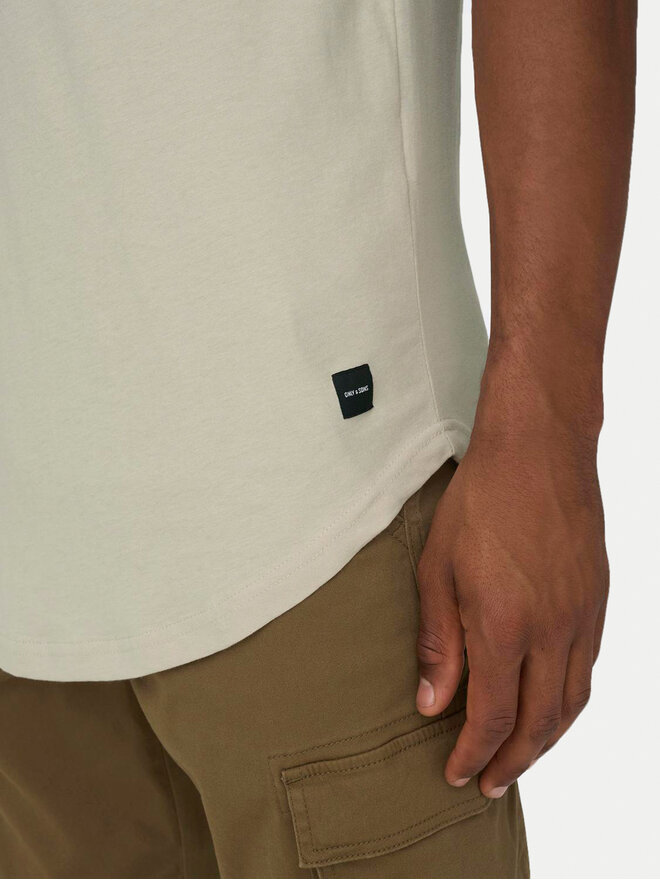 Only & Sons Only & Sons Футболка Matt 22002973 Бежевий Regular Fit