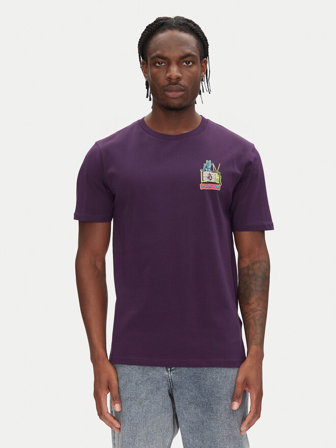 Volcom Volcom Camiseta Catv A3512552 Violeta Classic Fit