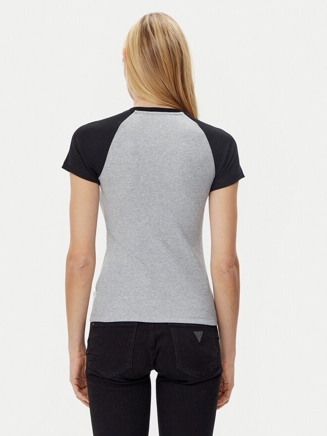 Guess Guess Футболка W5GP61 KA0H1 Сірий Regular Fit
