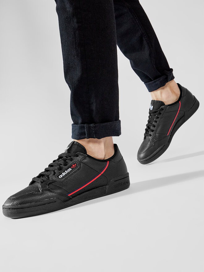 Adidas continental 80 black mens clearance