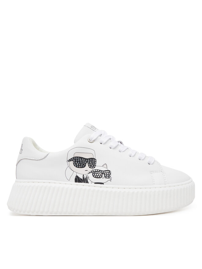 Karl Lagerfeld Kids Сникърси Karl Lagerfeld Kids Z30371 S Бял