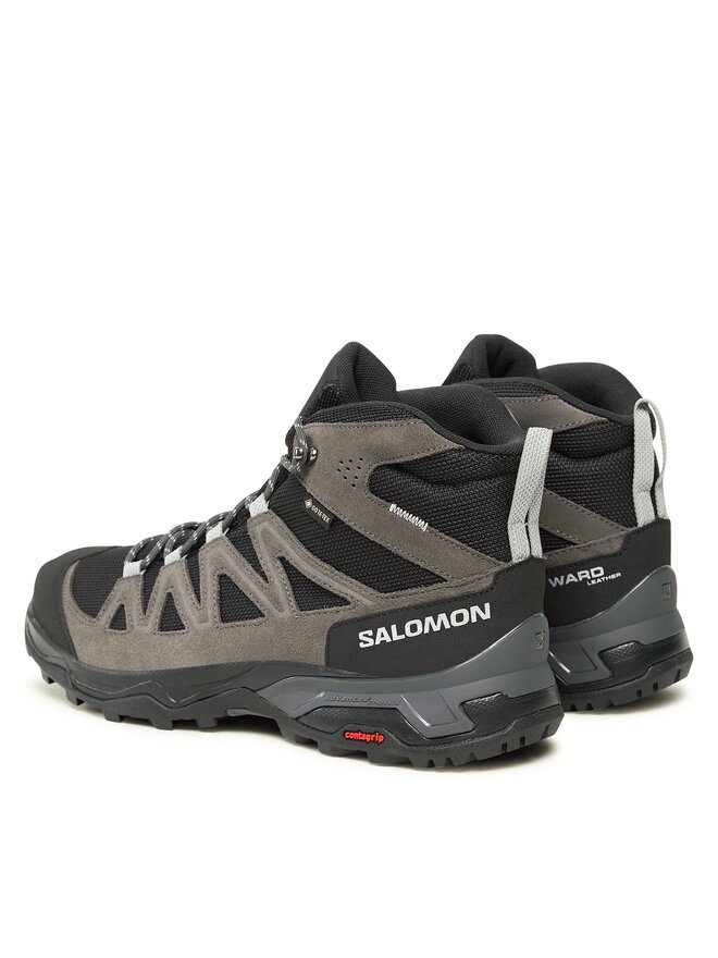 Salomon Bakancs Salomon X Ward Leather Mid GORE-TEX L47181700 Szürke