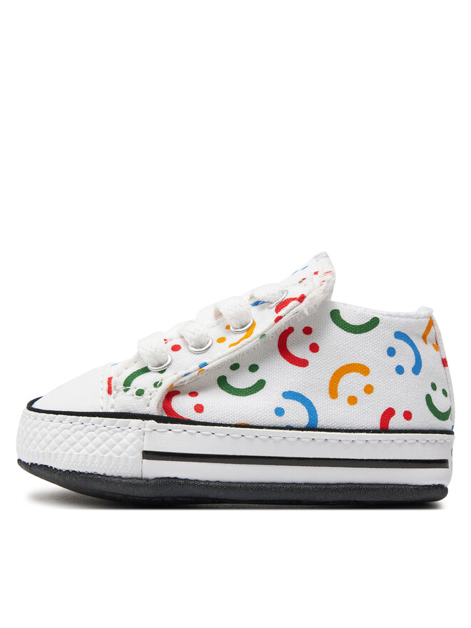 Converse Πάνινα παπούτσια Converse Chuck Taylor All Star Cribster Easy On Doodles A06353C Λευκό