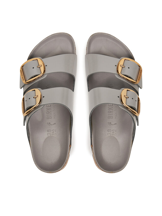 えぬ Klapki Birkenstock Arizona Big Buckle Hex 1029391 Szary