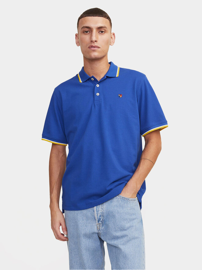 Jack&Jones Jack&Jones Pólóing Bluwin 12169064 Kék Regular Fit