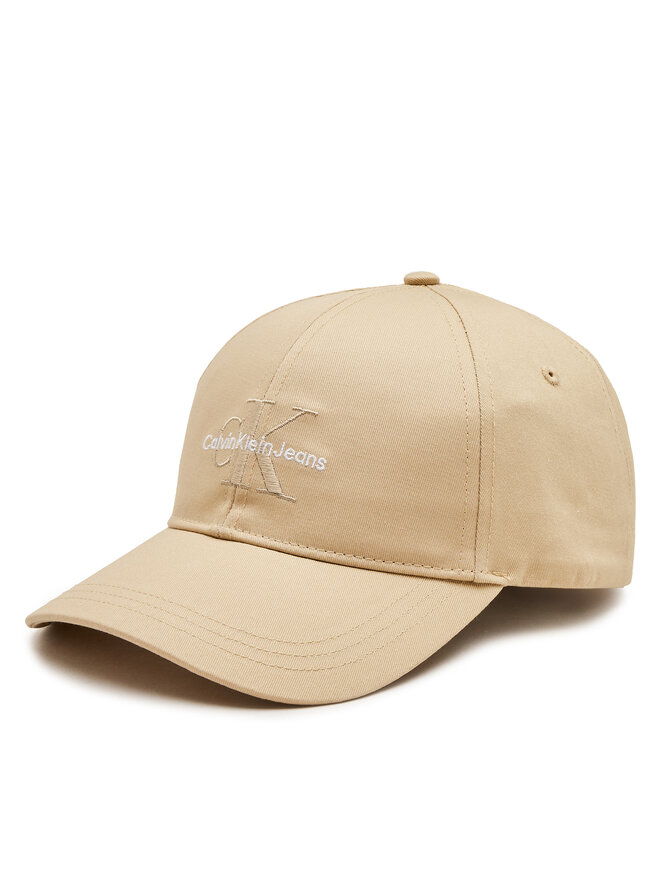 Calvin Klein Cepure ar nagu Calvin Klein Monologo Embro K50K512180 Bēšs