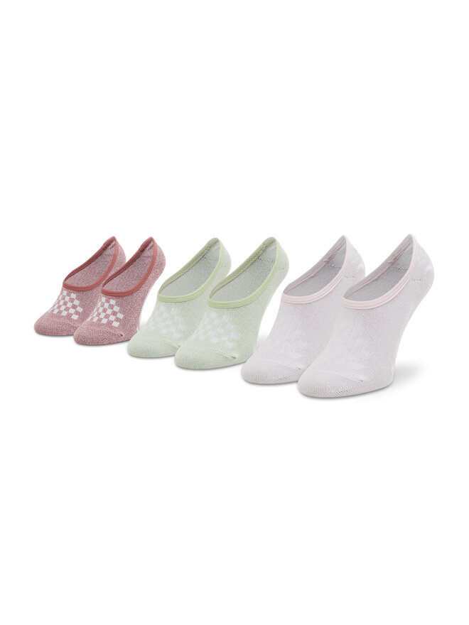 Vans 3 pares de calcetines tobilleros para mujer Vans 3Pk C Marl Ca VN0A49Z8V1C1 Rosa
