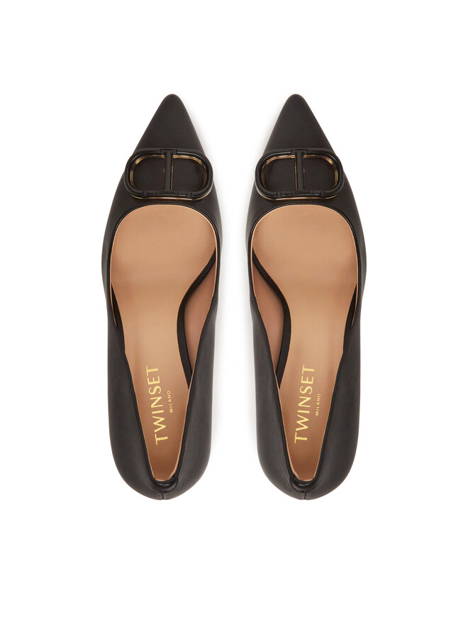 TWINSET Pantofi cu toc subțire TWINSET 251TCP060 Negru
