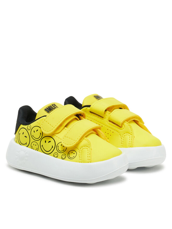 adidas Sneakersy adidas Smiley Advantage JI0501 Žltá