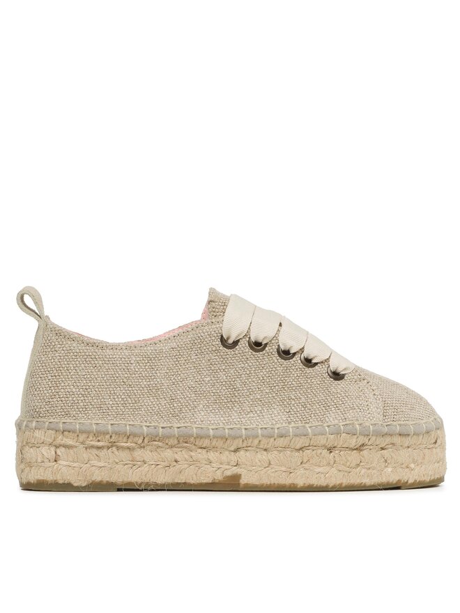 Manebi Espadrilles Manebi Lace-Up Espadrilles O 7.1 E0 Beige