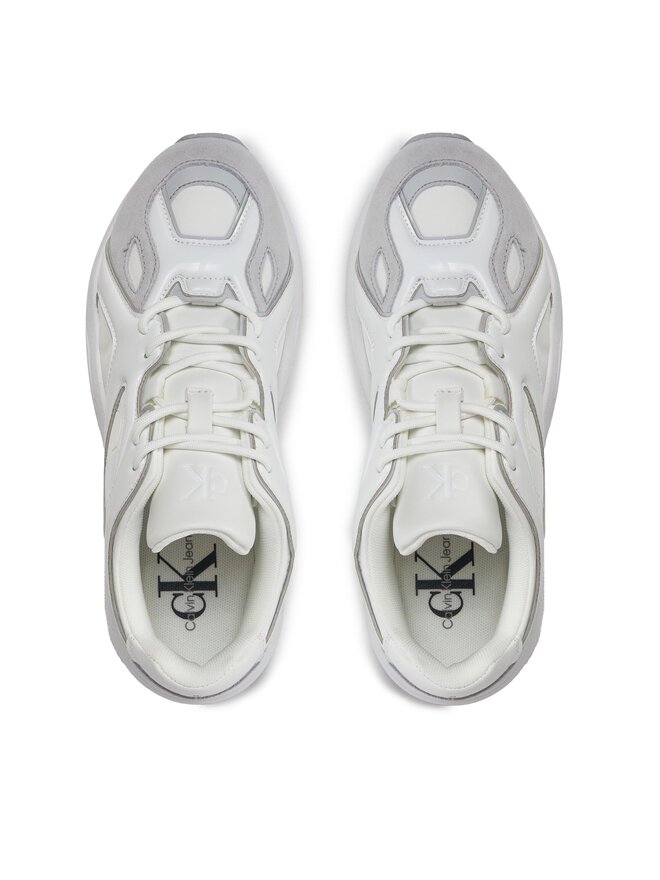 Calvin Klein Jeans Sneakers Calvin Klein Jeans Retro Tennis Low Lace Mix Nbs Lu YW0YW01312 Weiß