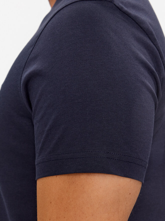Gant Gant Póló Shield 2003185 Sötétkék Slim Fit