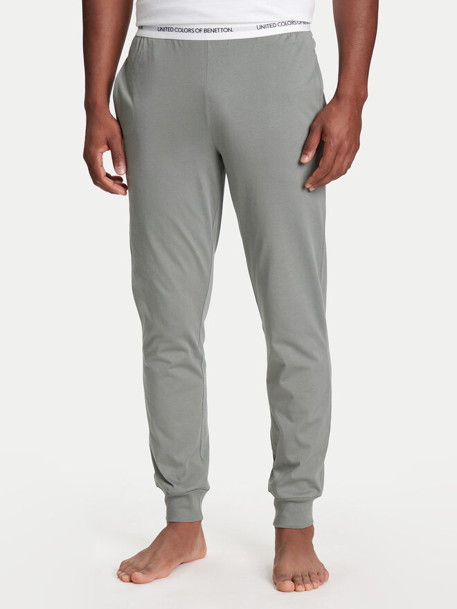 United Colors Of Benetton United Colors Of Benetton Pyjamahose 30964F00V Grau Regular Fit