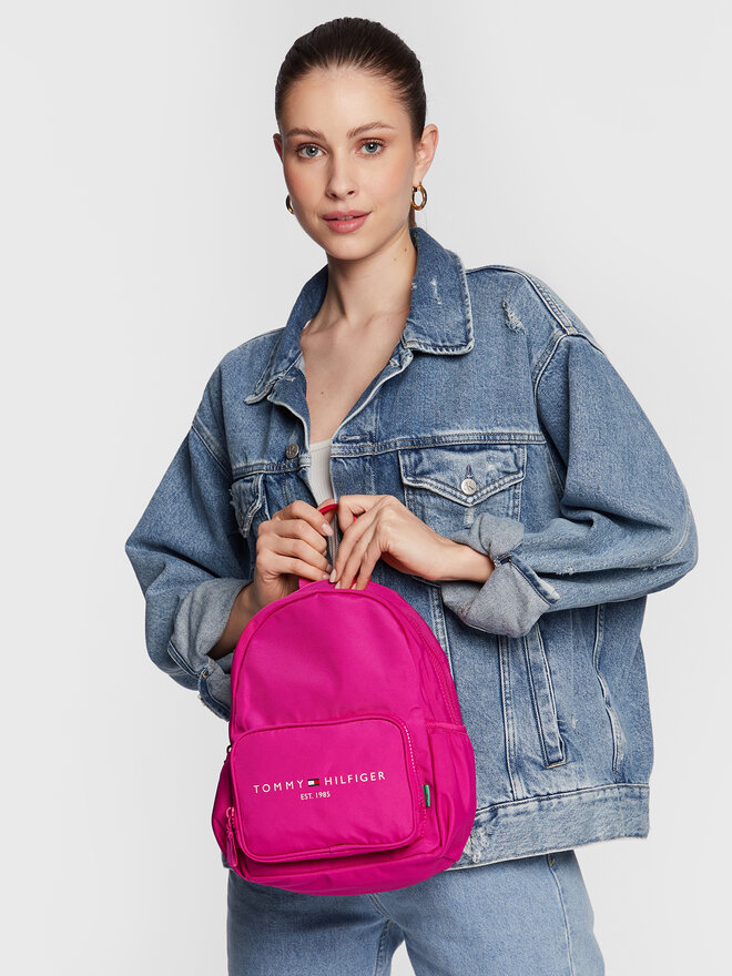 Rucksack Tommy Hilfiger Th Established Mini Backpack AU0AU01521 Rosa eschuhe.at