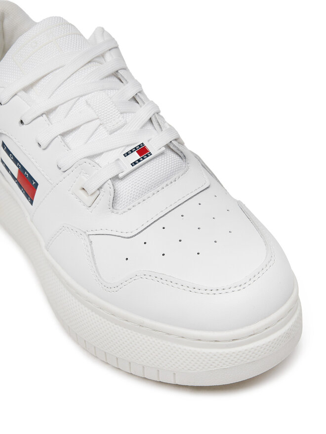 Tommy Jeans Sneakersy Tommy Jeans Tjw Retro Basket Flatform Ess EN0EN02506 Biały